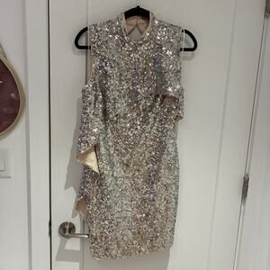 NWT Keepsake the Label Landslide Sequin Mini Dress Sz 6